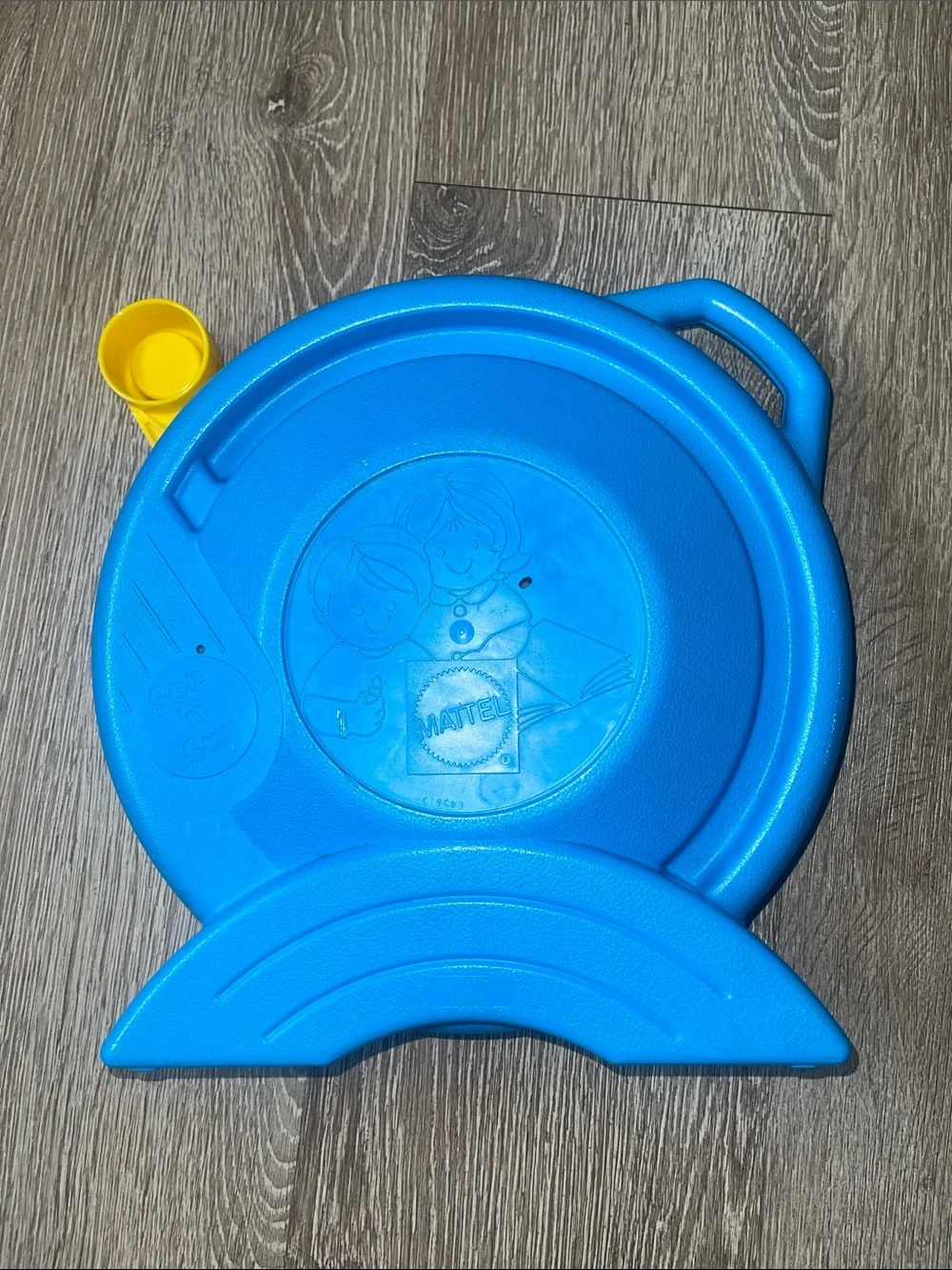 Vintage 80s Mattel see n say spin farm Animals toy toddler baby